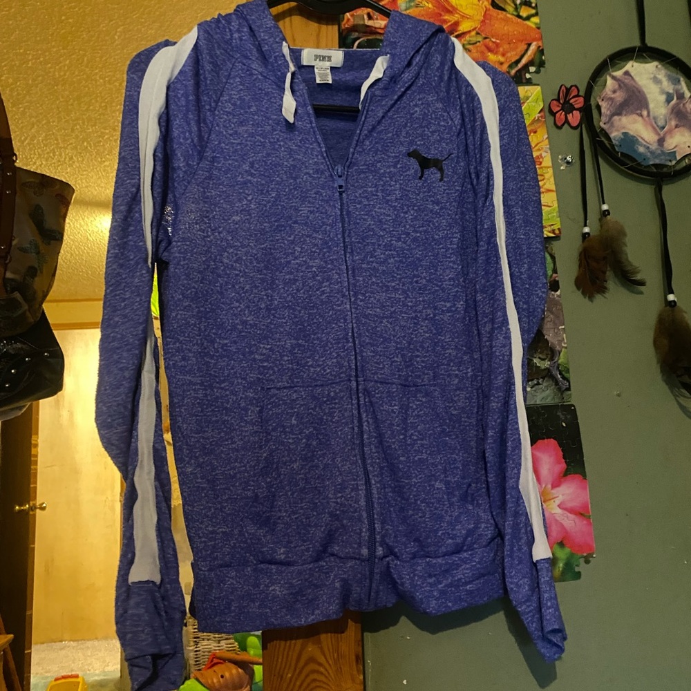 Pink Victoria’s Secret zip up Sweatshirt